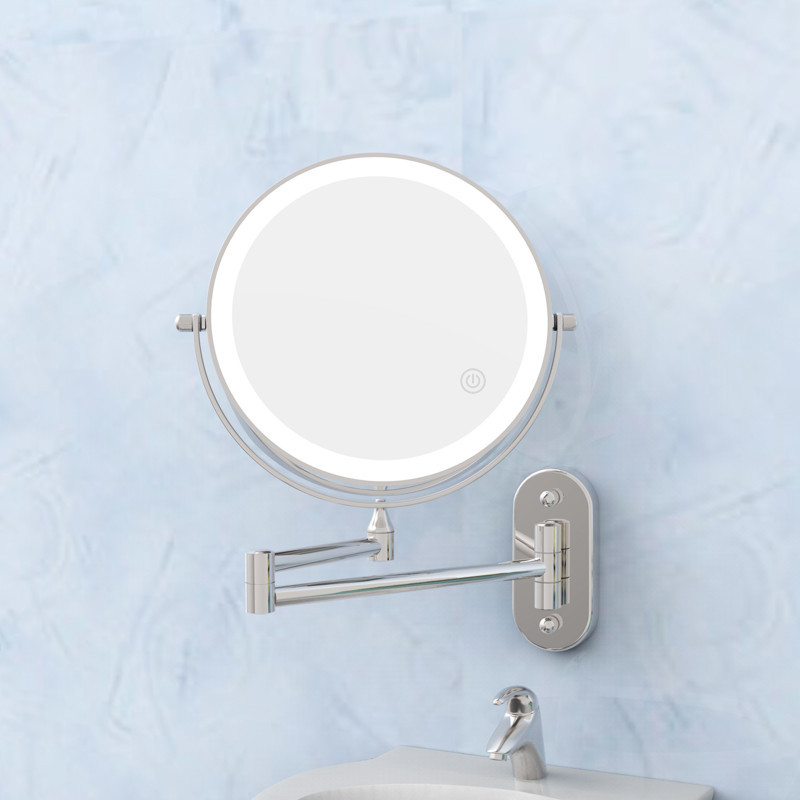 Дзеркало косметичне сенсорне з підсвічуванням IMPRESE cromo 181422 Київ - фото 5