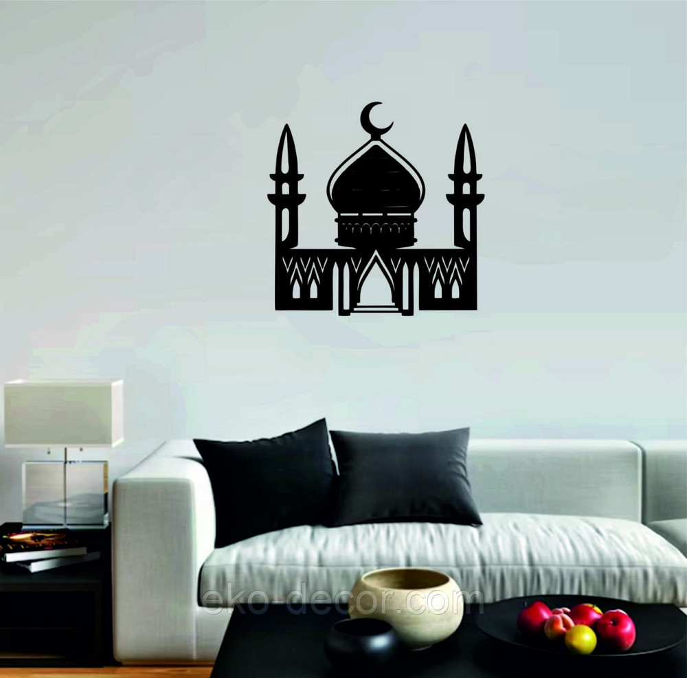 Декоративне настінне Панно «Іслам» Декор на стіну 90*90 см, Чорний Київ - фото 6