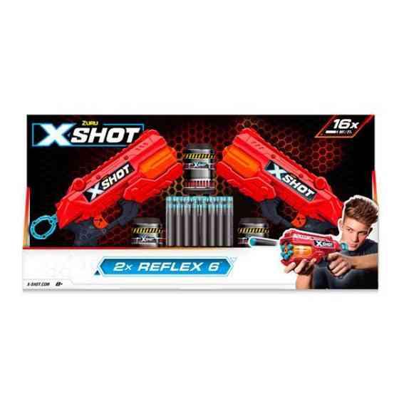Набір швидкострільних бластерів X-Shot Excel Reflex Double (36434R) Харків