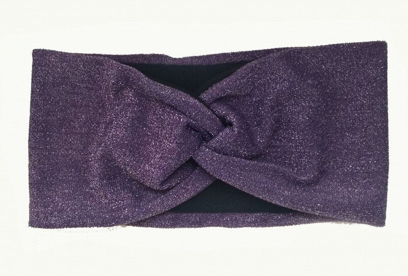Пов'язка чалма блискуча на флісі Київ - фото 1