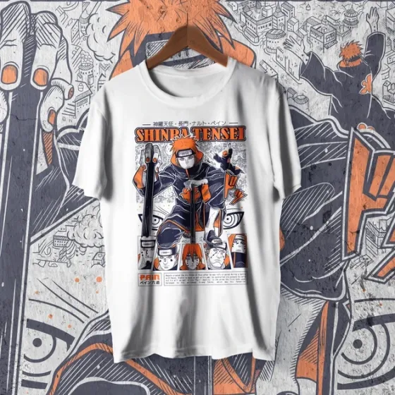 Футболка для підлітка хлопчика з принтом Наруто Pain 140hinra Ten140ei WE Розмір 160 Anime10719 Дніпро