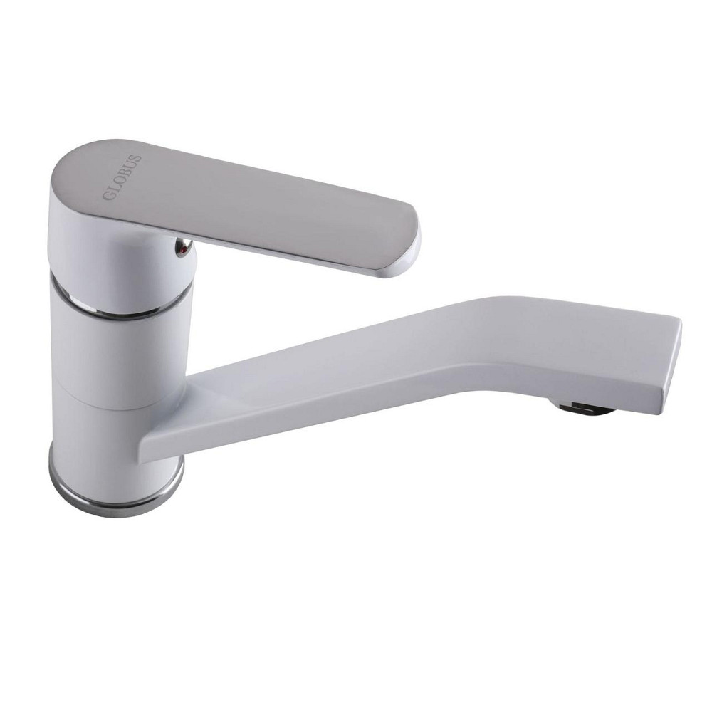 Смеситель для умывальника Globus Lux Laguna GLA-0203MQ-7-WHITE (000022566) Киев - изображение 4