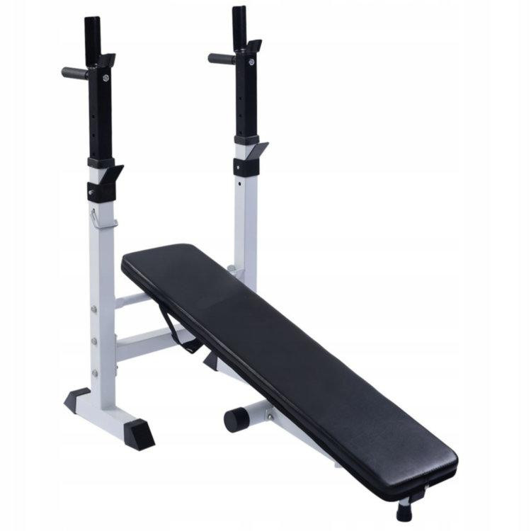 Лавка для жиму + Штанга + Гантелі 70 кг + Гиря 10 кг в Подарунок Гантелі, гирі, штанги та диски АВС пластик Київ - фото 4