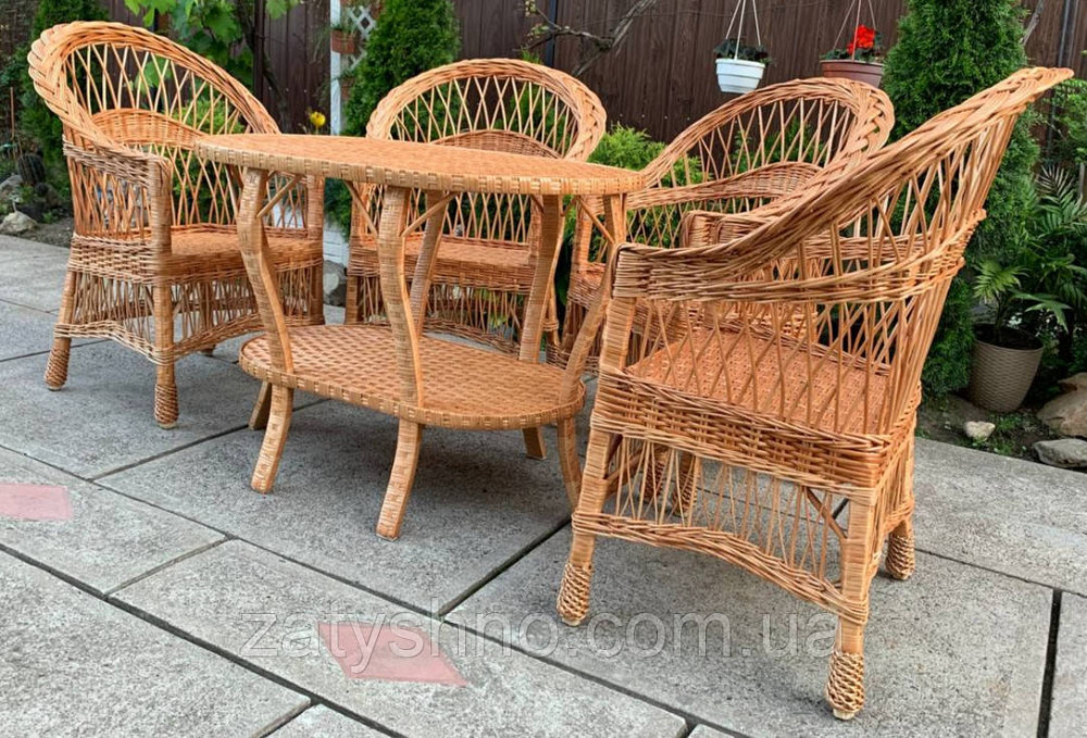 Набор плетеной мебели из лозы Киев - изображение 6