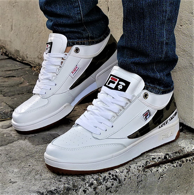 Кросівки FILA Білі Кеди Чоловічі Шкіряні (розміри: 40,41) Відео Огляд Дніпро - фото 7