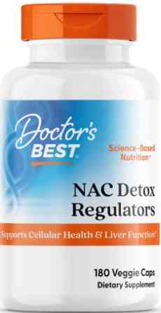 Ацетилцистеин Doctor's Best NAC Detox Regulators 180 капс Киев