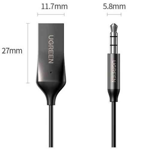 Адаптер Bluetooth 5.0 Aux with mic CM309 UGREEN Black Вінниця