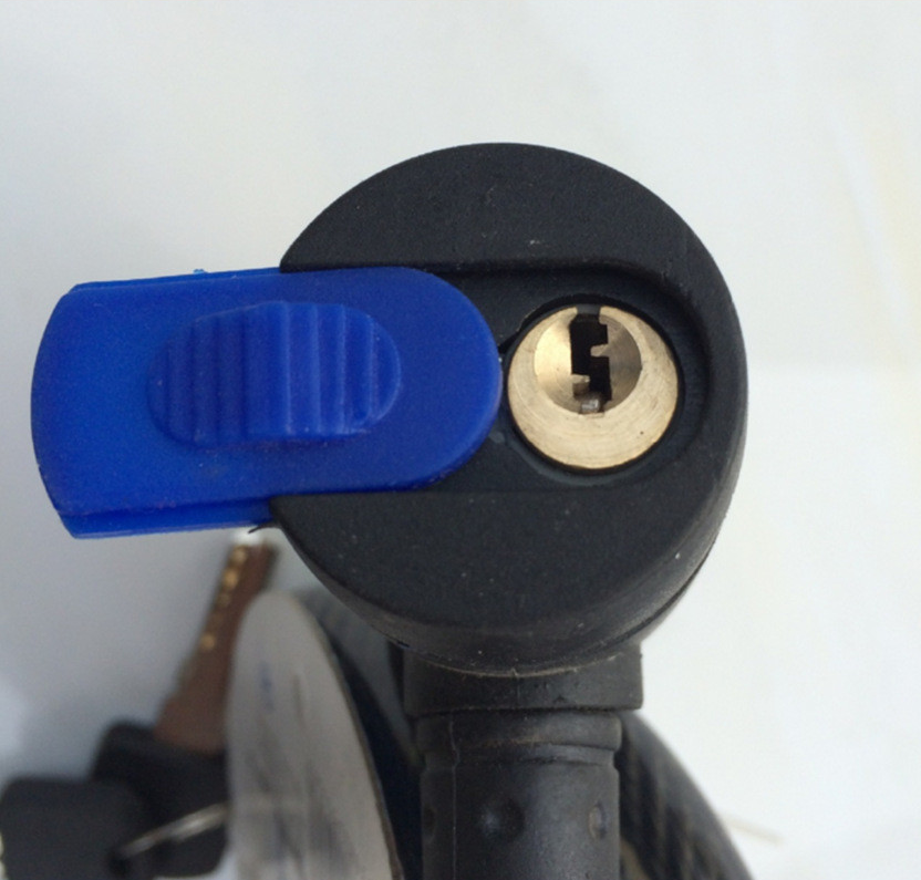 Замок велосипедный тросовый с держателем 10*1200 мм Feel Fit Бровары - изображение 4