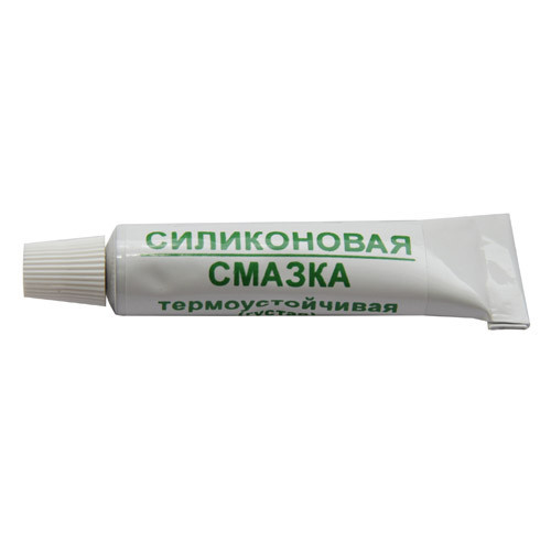 Силиконовая термоустойчивая смазка (густая) 10мл. Полтава - изображение 1