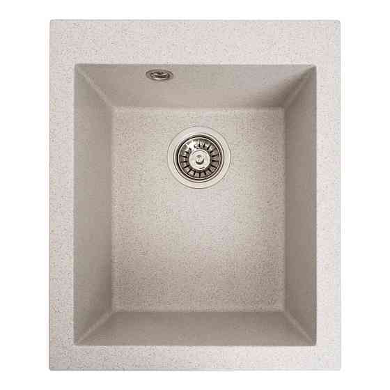 Гранітна мийка для кухні Platinum 4150 SOKIL матова (топаз) Коломыя