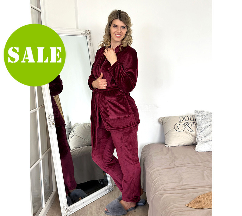 Домашній костюм з халатом "Nelly" оптом | Батал Київ - фото 1