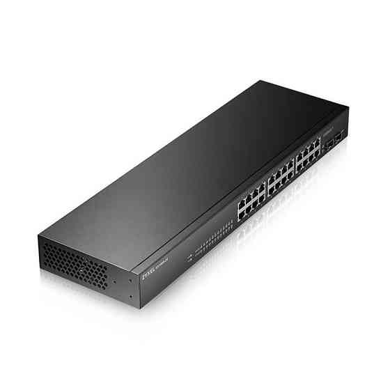Комутатор ZYXEL GS1900-24 (GS1900-24-EU0102F) (24xGE, 2хSFP, безшумний, WebSmart) Харків