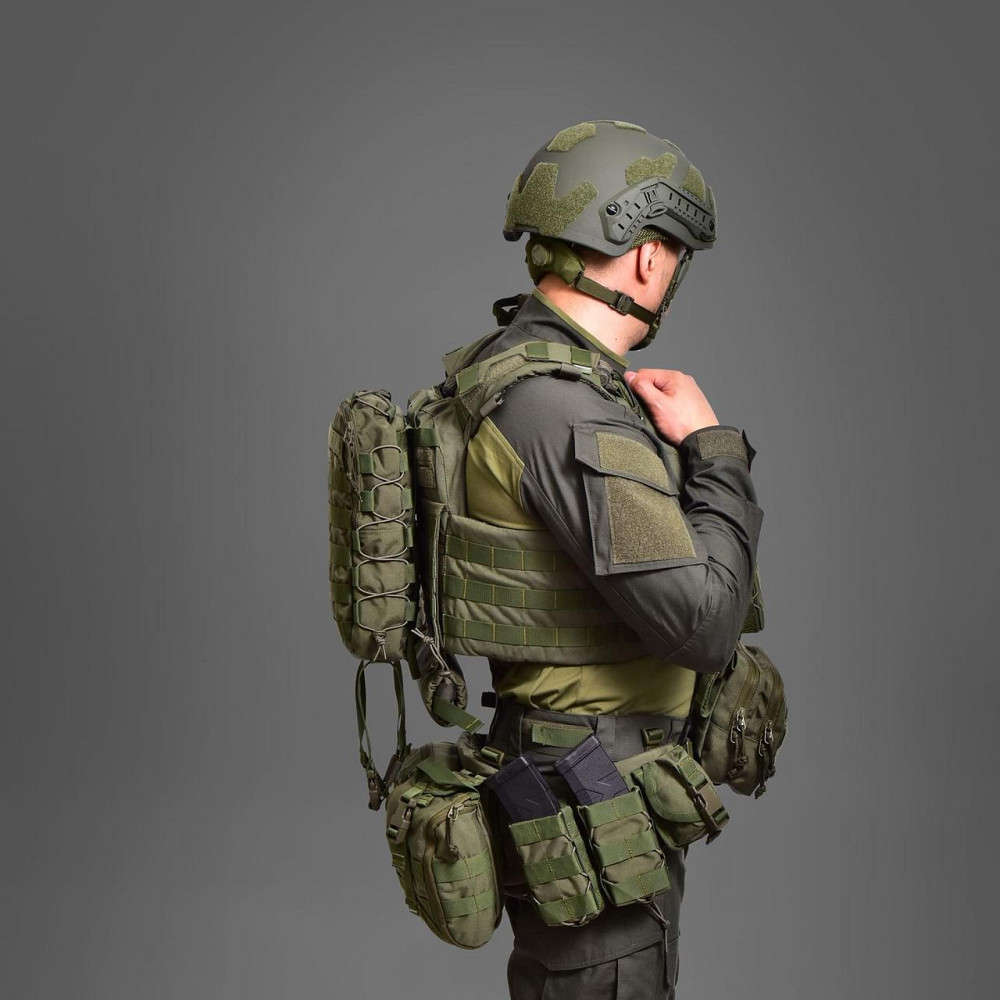 Плитоноска тактична без плит MPS М8 Pro Cordura 1000 Оливковий Вінниця - фото 4