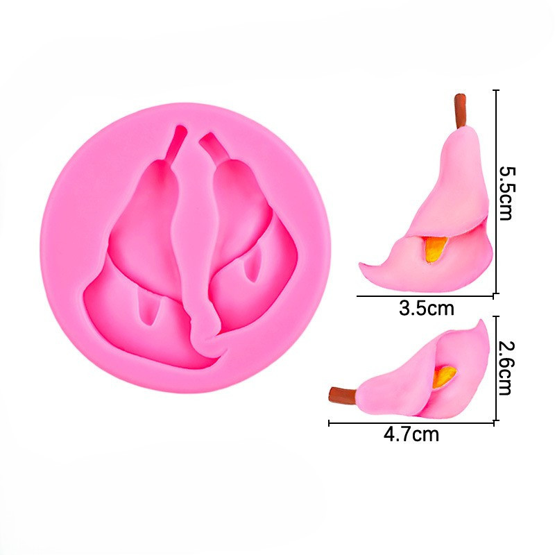 Молд кондитерский Калы 72 мм розовый Киев - изображение 3