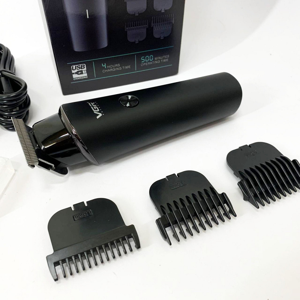 Машинка для стрижки акумуляторна з керамічними ножами VGR, Машинка для стрижки волосся і гоління XZ-29 Львів - фото 13