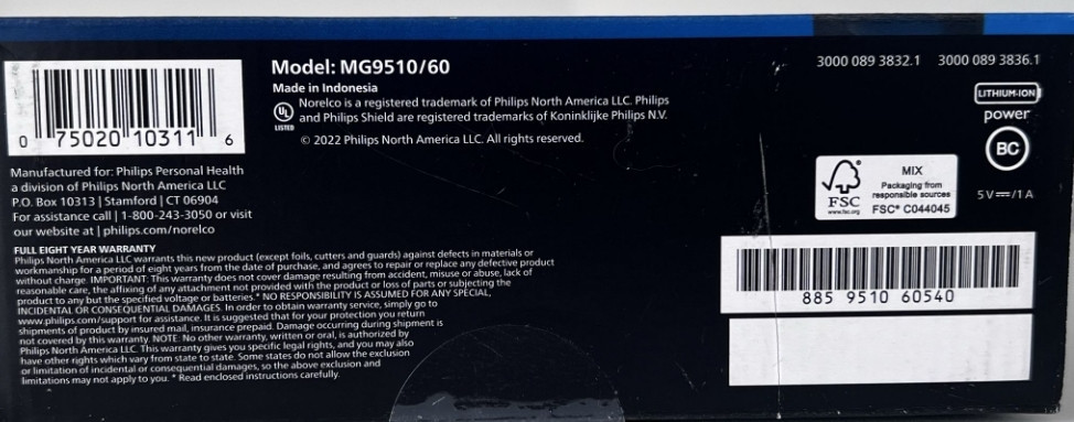 Тример машинка для стрижки PHILIPS Multigroom 9000 MG9510/60 Киев - изображение 3