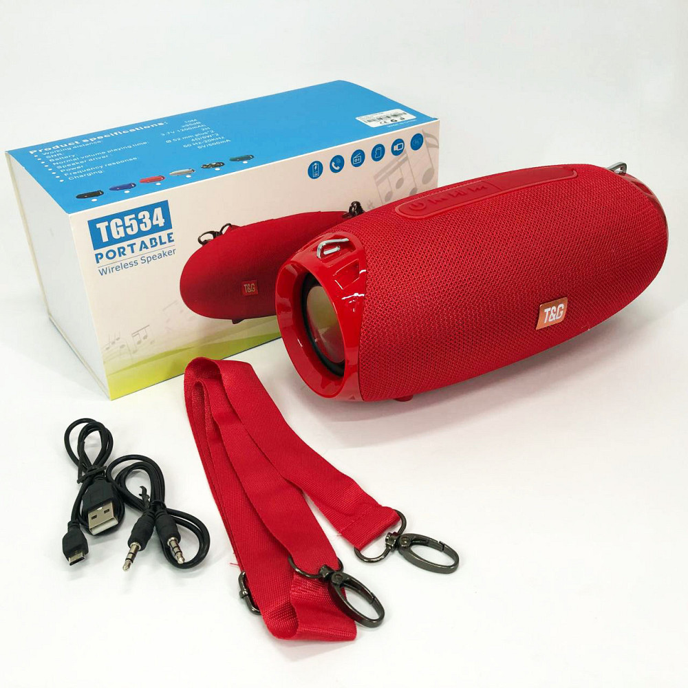 Бездротова bluetooth колонка TG534, Переносна колонка для вечірки, Блютуз акустика з радіо GM-96 Львів - фото 10
