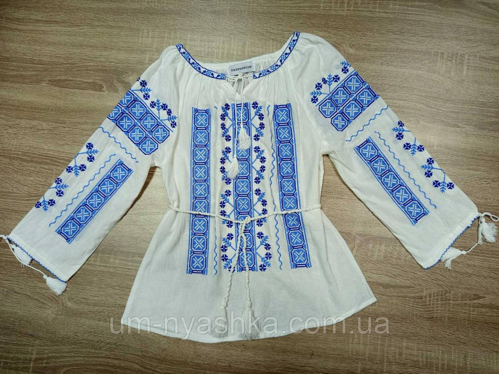 Жіноча лляна вишиванка "Сніжна" Кривий Ріг - фото 9