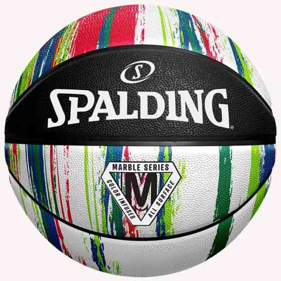 84404Z М'яч баскетбольний Spalding Marble 7 Вишнёвое
