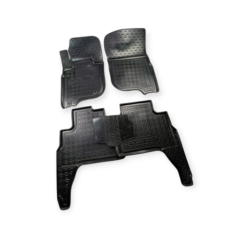 Килимки mitsubishi padjero sport 2016-> борт 2,5 см, з перемичкою салону Мукачево - фото 1