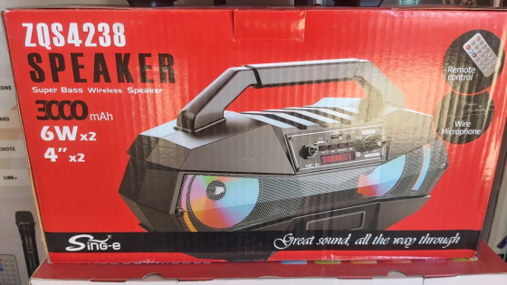 Акустична система (колонка) ZQS4238 з підсвічуванням Київ