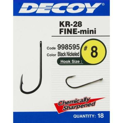 Гачок Decoy KR-28 Fine mini 08 (18 шт/уп) (1562.03.30) Вінниця - фото 2