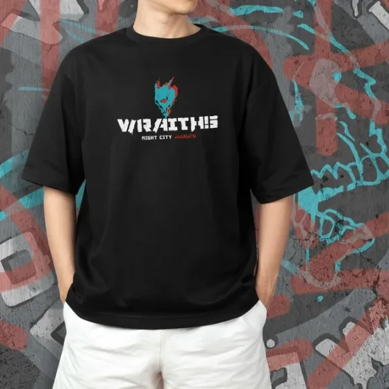 Футболка мужская с принтом Cyber Punk Wraiths Skull Размер 48 Anime1055 Днепр