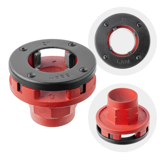 Набір плашок трубних 2шт для нарізки різьблення INTERTOOL SD-8002 Київ - фото 7