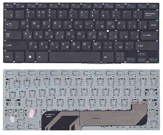 Клавиатура для ноутбука Prestigio SmartBook (141A) Black, (No Frame), RU Вінниця