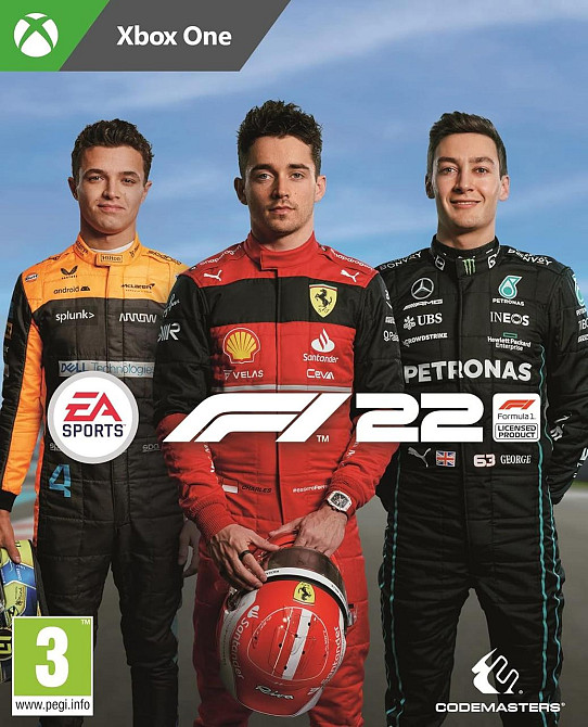 Игра F1 22 для Xbox One, дисковая версия гоночный симулятор Формулы-1 2022, видеоигра гонки для консоли Киев - изображение 1