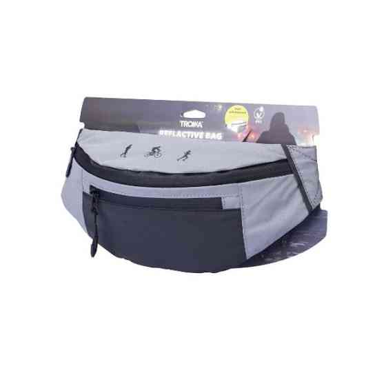 Поясная сумка Troika Reflactive Bag Серый Киев