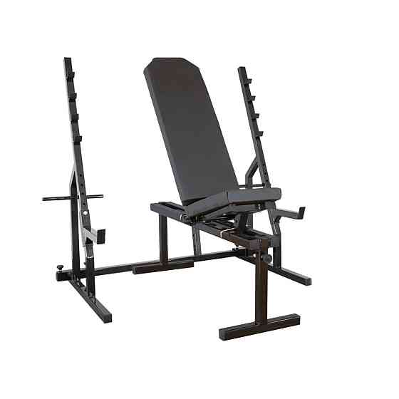 Лавка для жиму регульована 40 на 40 мм + Стійки для присідання під штангу 40 на 40 мм Київ