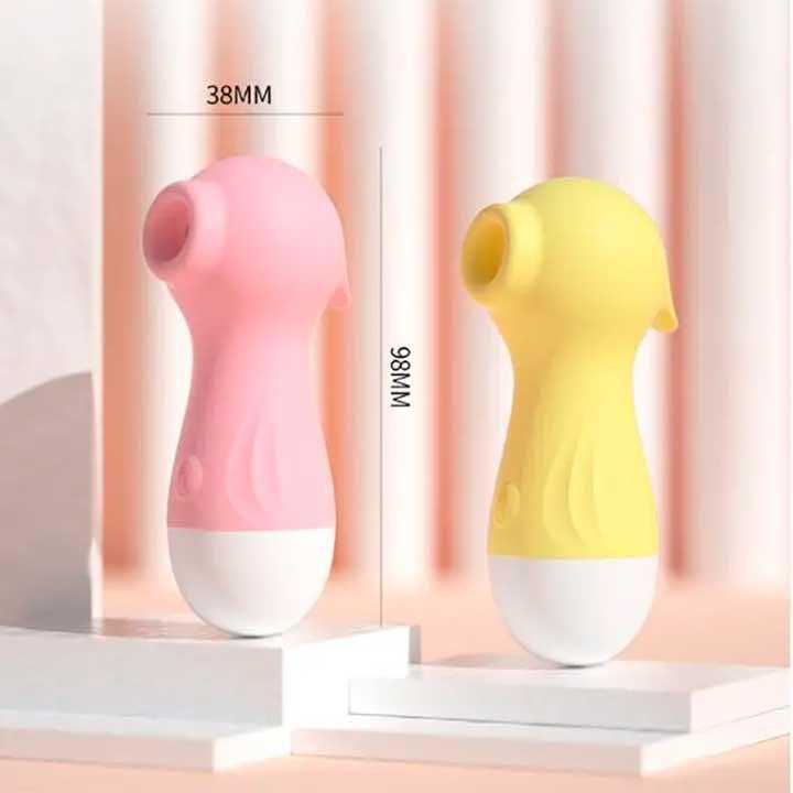 Кліторальний вакуумний вібратор Wo-sex Lilo (вуманайзер) USB - Лимонний - Вібратори Вінниця - фото 10