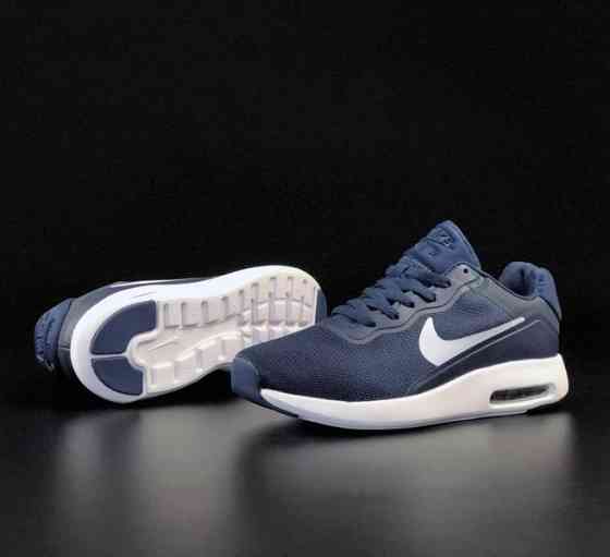 Мужские Кроссовки Nike 90 Синие Найк с Амортизацией Тканевые (размеры: 41,42,43,44) - 535-4 Днепр