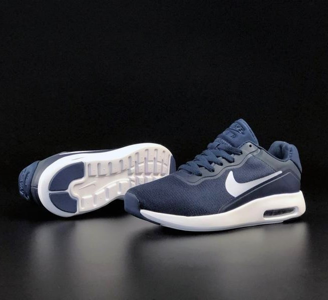 Мужские Кроссовки Nike 90 Синие Найк с Амортизацией Тканевые (размеры: 41,42,43,44) - 535-4 Днепр - изображение 6