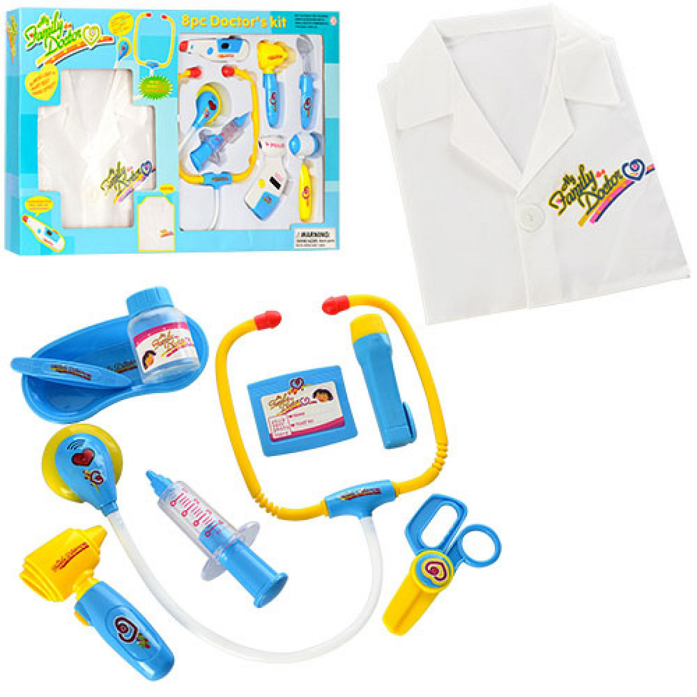 Набір доктора LIMO TOY халат інструменти звук світло на батарейках (9911BC ) Чернігів - фото 1