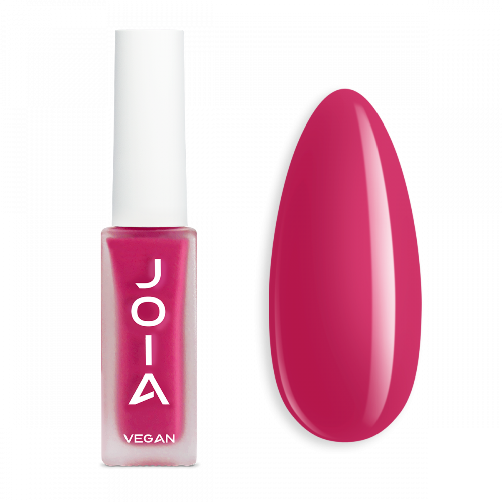Лак для ногтей Nail care polish 4in1 07 Fuchsia flame JOIA vegan 8 мл Киев - изображение 7
