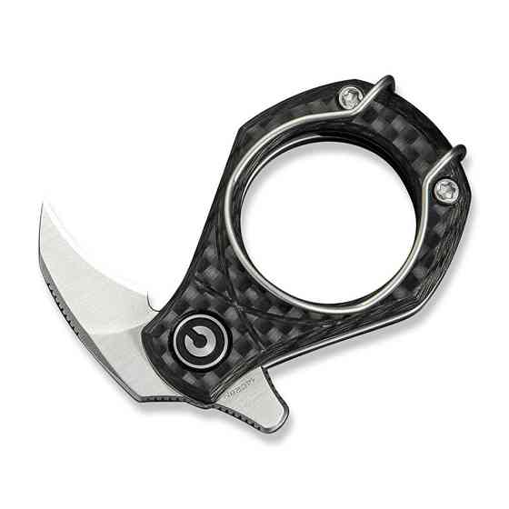 Ніж складаний кишеньковий Civivi Pyrus, (1.6 см) 14C28N / Carbon Fiber темно-сірий Київ