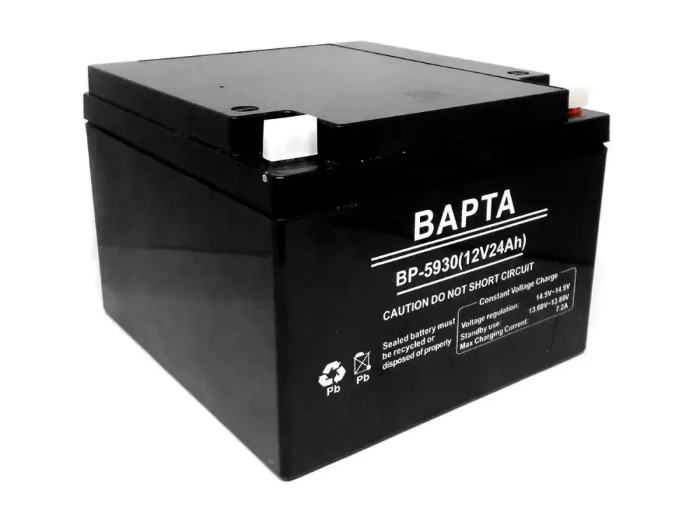 Акумулятор BAPTA BP-5930 12V 24Ah для ДБЖ, охоронних систем, електроприладів, розмір 176×166×125 мм Одеса - фото 2