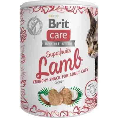 Лакомство для котов Brit Care Superfruits Lamb 100 г - ягнёнок (8595602555697) Винница