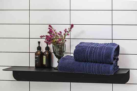 Ecotton Рушник махровий Ecotton 70х140 см високої щільності 550 г/м² синій Navy Blue 1 шт. Коломыя