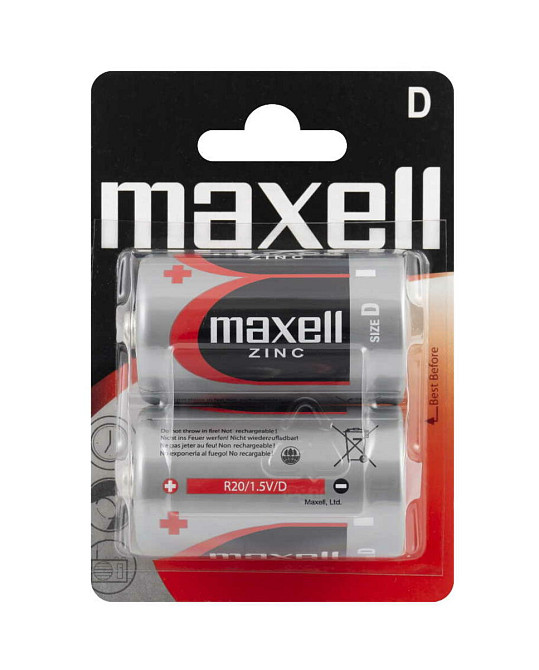 Батарейка MAXELL R20 2PK BLIST 2шт (M-774401.04.EU) (4902580151140) Киев - изображение 1