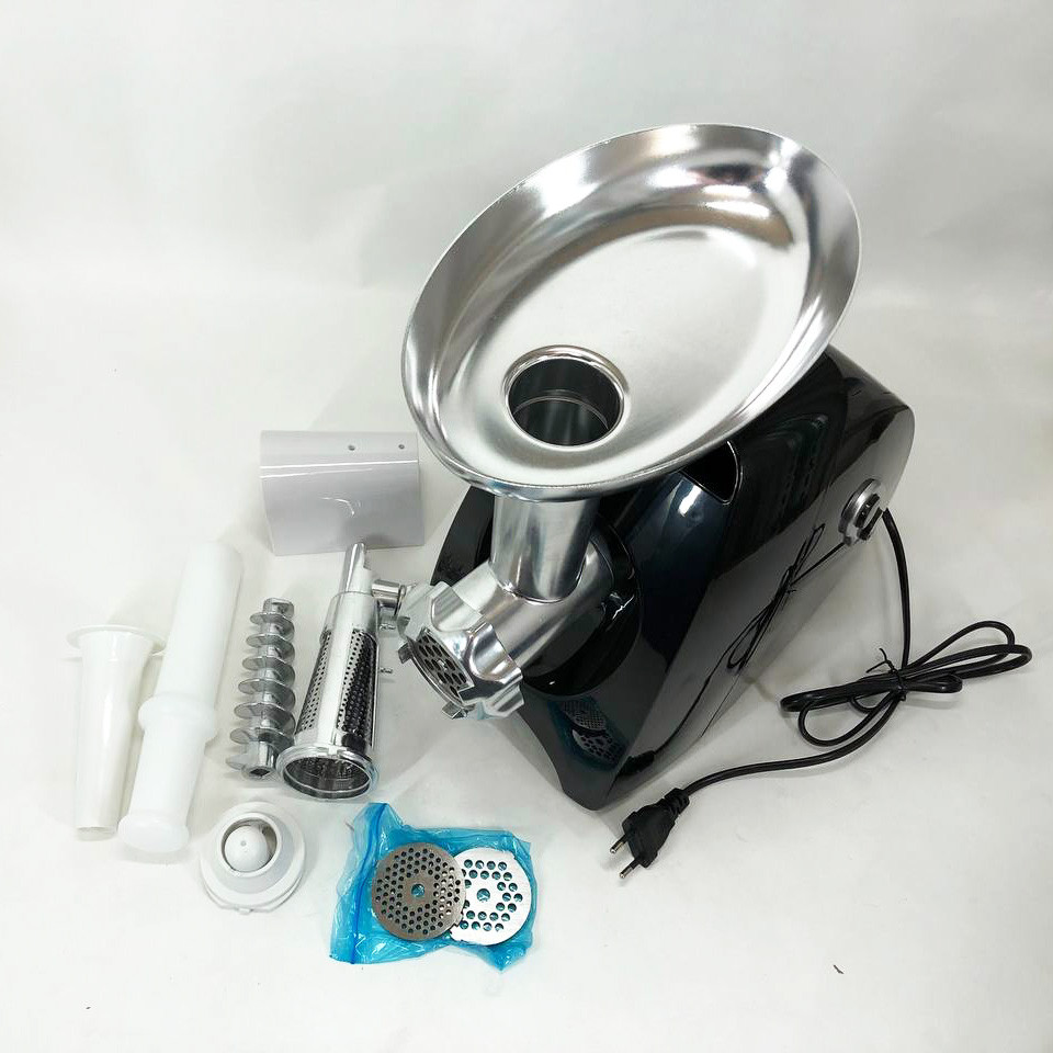 Кухонна м'ясорубка з реверсом Suntera, Побутова м'ясорубка для фаршу 'з 4 насадками FX-60 Івано-Франківськ - фото 1