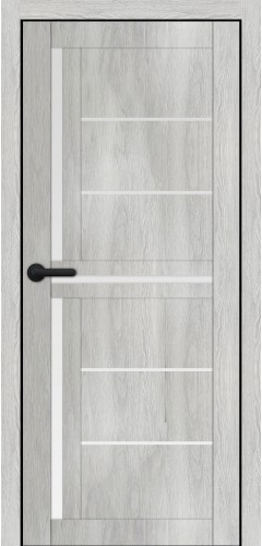 Дверь межкомнатная Порталино PL-06 санома серая сатин Киев - изображение 1