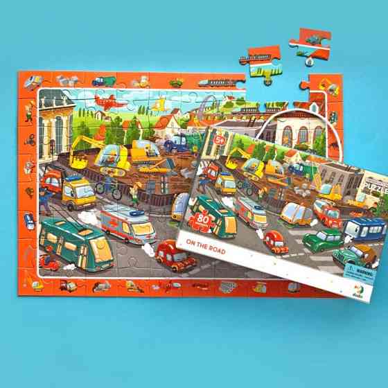 Дитячий пазл обсерваційний "Обережно на дорозі" DoDo 300370, 80 ел. Вінниця