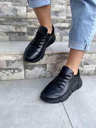 VLADEKS Кросівки жіночі VLADEKS 1074/1 чорні (весна-осінь, шкіра натуральна) (4125) Коломыя