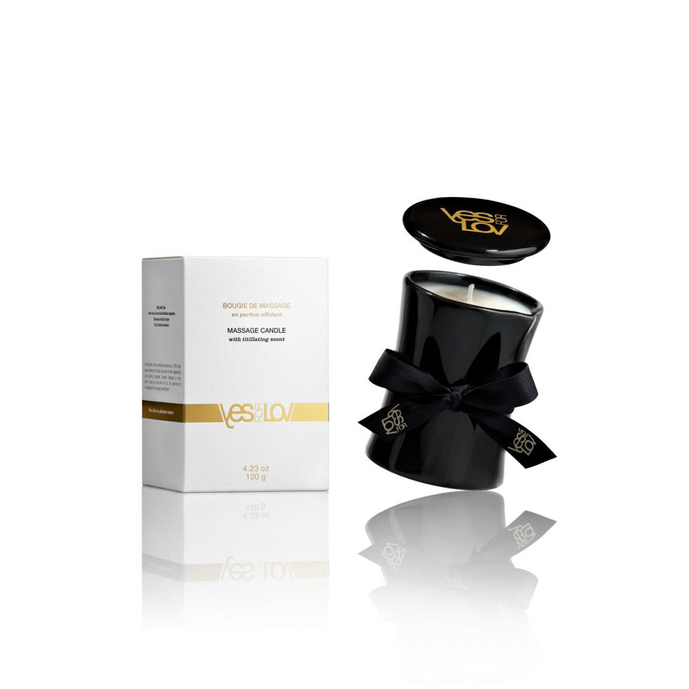 Масажна свічка YESforLOV MASSAGE CANDLE with titillating scent 120 г Sex Aura Київ - фото 1