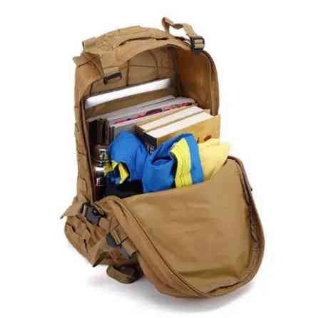 Тактический рюкзак 43 л + система Molle + ткань Oxford Хаки Винница