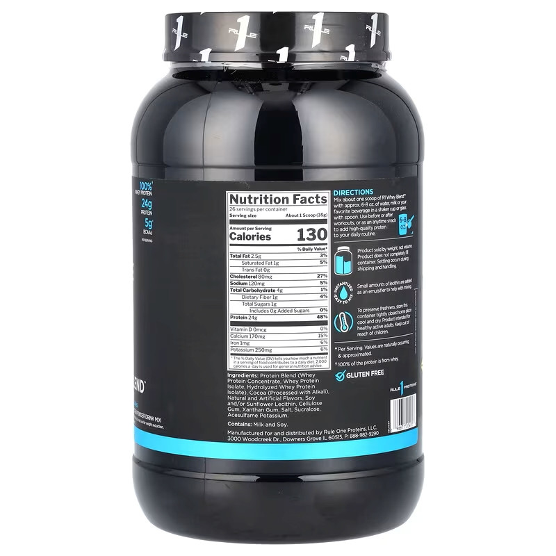 Протеїн Rule 1 R1 Whey Blend 905g (Toasted Cinnamon Cereal) Луцьк - фото 2