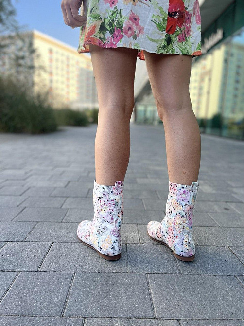 Nivelle Жіночі черевики NIVELLE примула біла шкіра натуральна висота 21см обхват 32-34см устілк Коломыя - изображение 3